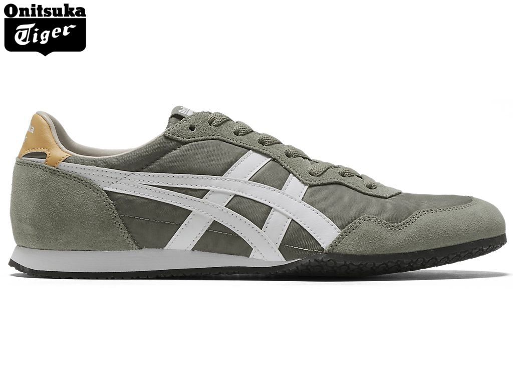 Onitsuka Tiger Serrano Olive & White Unisex Sneakers