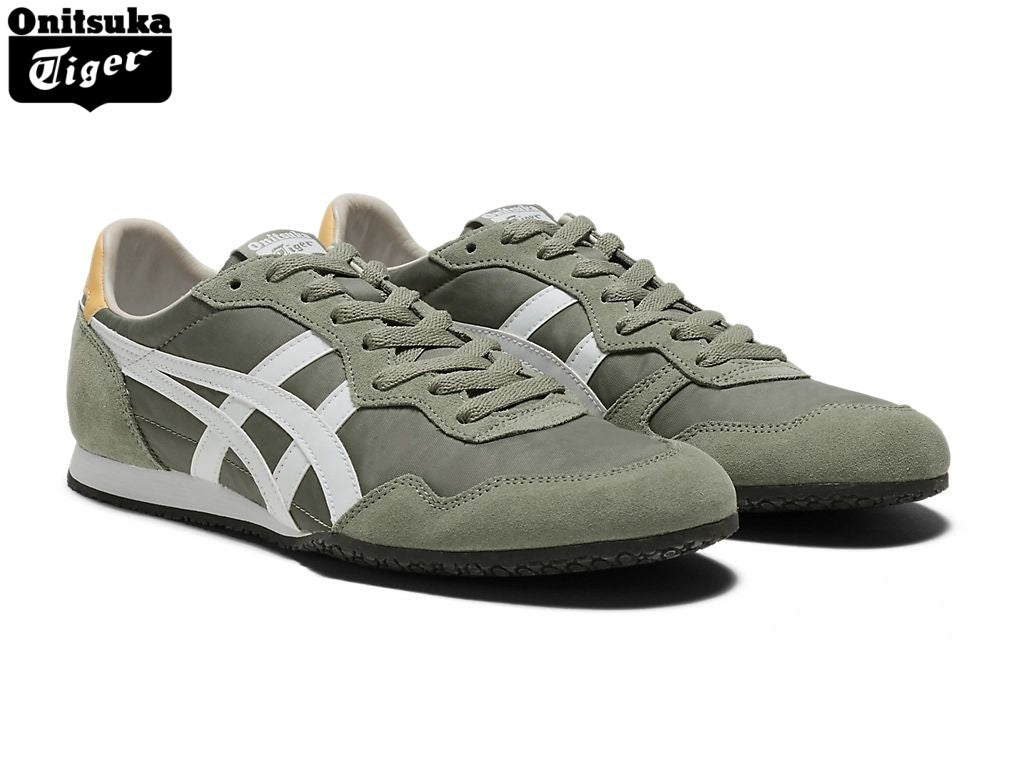 Onitsuka Tiger Serrano Olive & White Unisex Sneakers