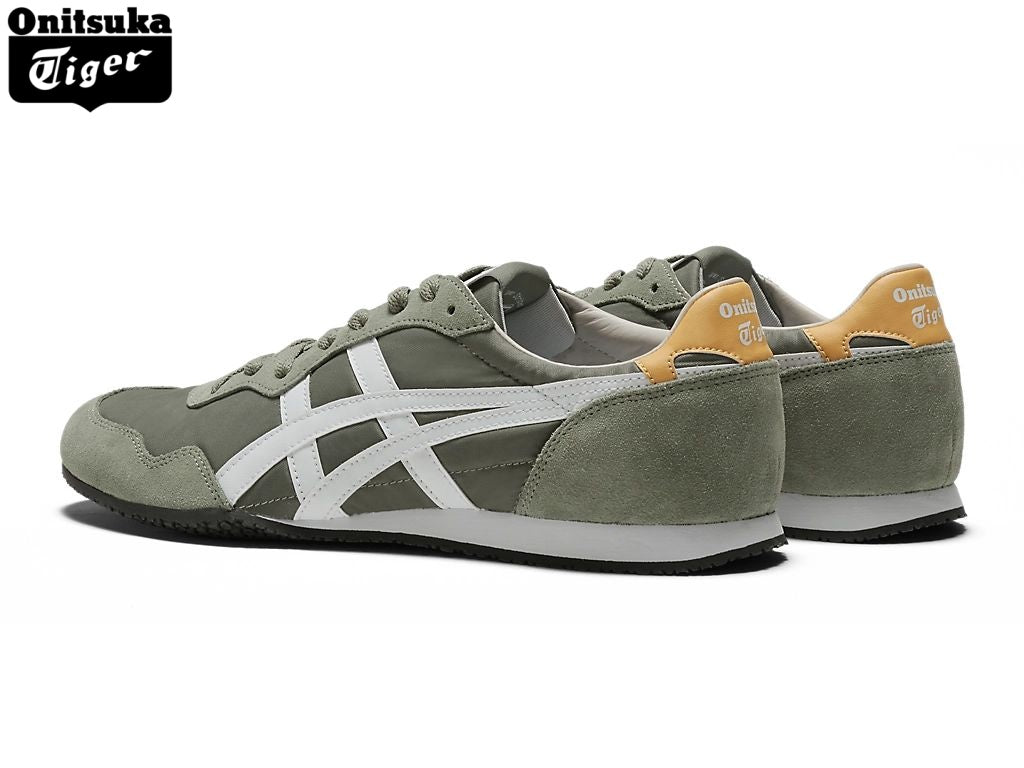 Onitsuka Tiger Serrano Olive & White Unisex Sneakers