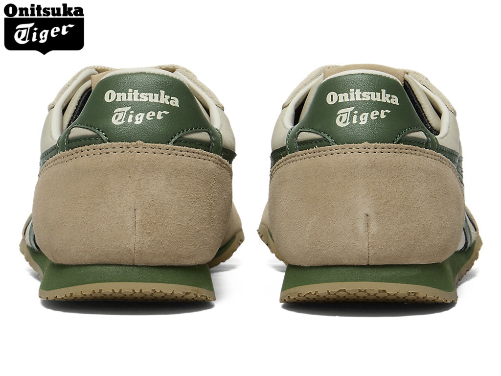 Onitsuka Tiger Serrano Beige & Green Unisex Sneakers