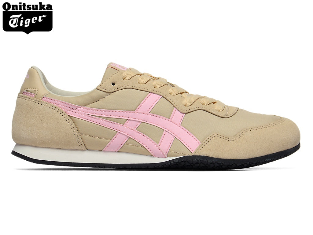 Onitsuka Tiger Serrano Beige & Pink Unisex Sneakers