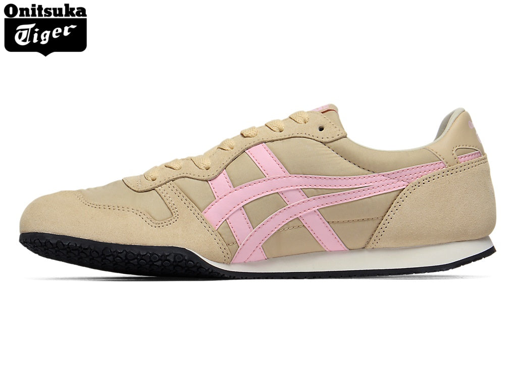 Onitsuka Tiger Serrano Beige & Pink Unisex Sneakers