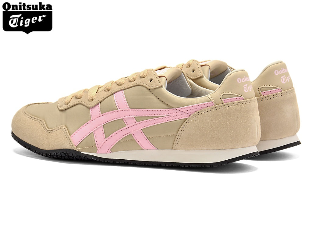 Onitsuka Tiger Serrano Beige & Pink Unisex Sneakers