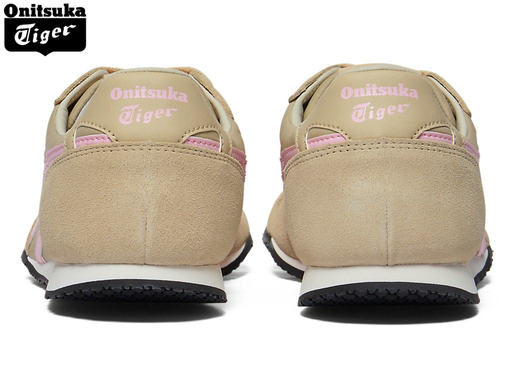 Onitsuka Tiger Serrano Beige & Pink Unisex Sneakers