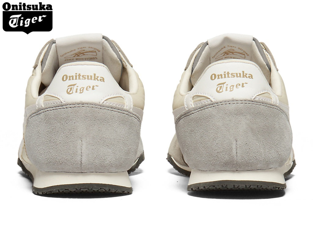 Onitsuka Tiger Serrano Slip-On Beige & Grey Unisex Sneakers