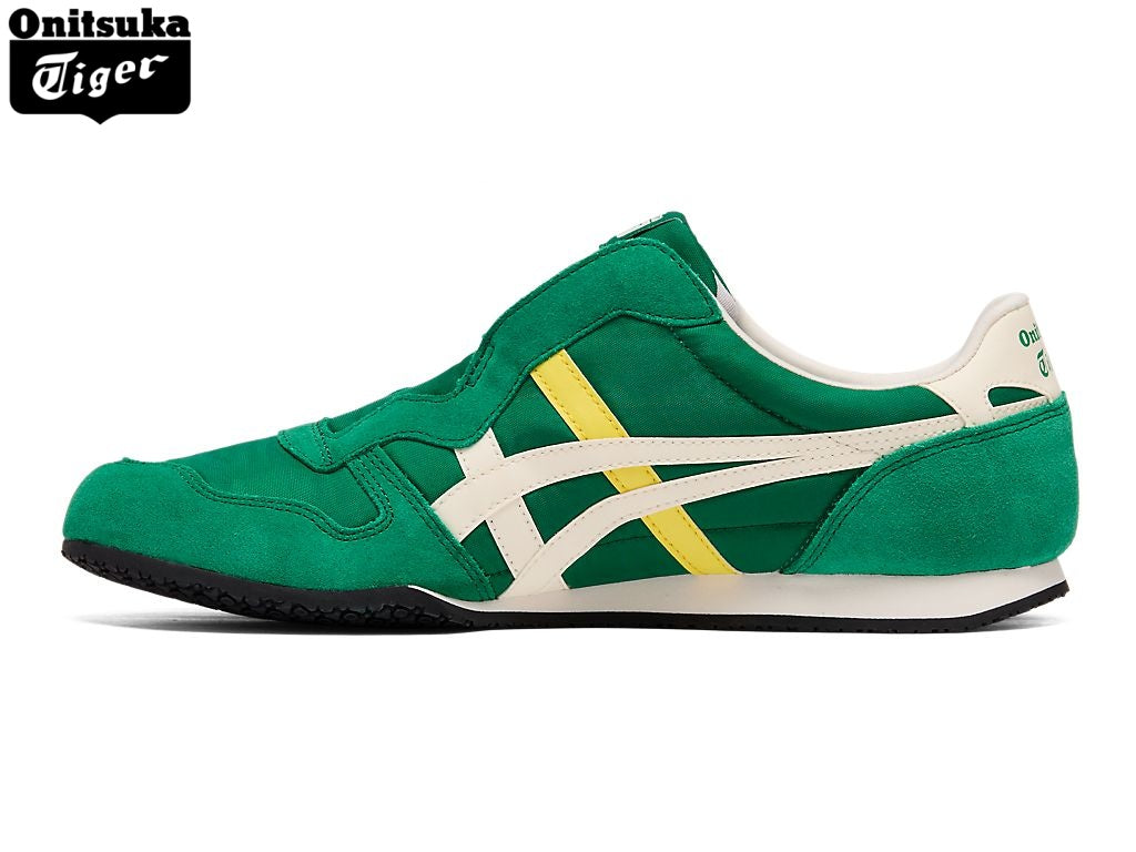 Onitsuka Tiger Serrano Slip-On Green & Yellow Unisex Sneakers