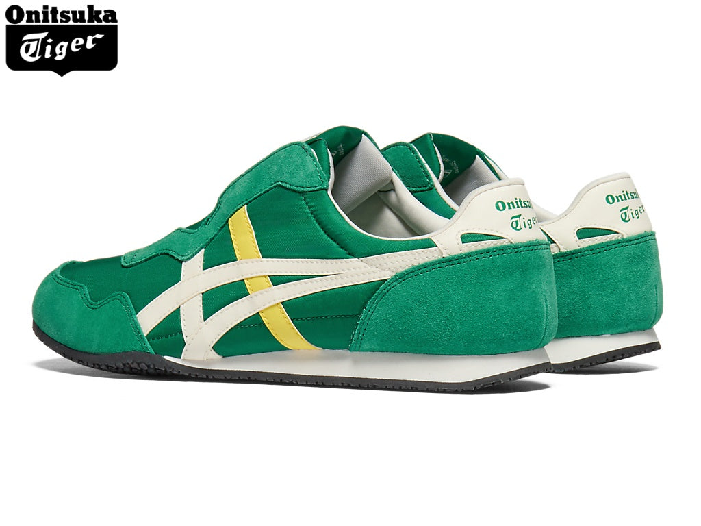 Onitsuka Tiger Serrano Slip-On Green & Yellow Unisex Sneakers