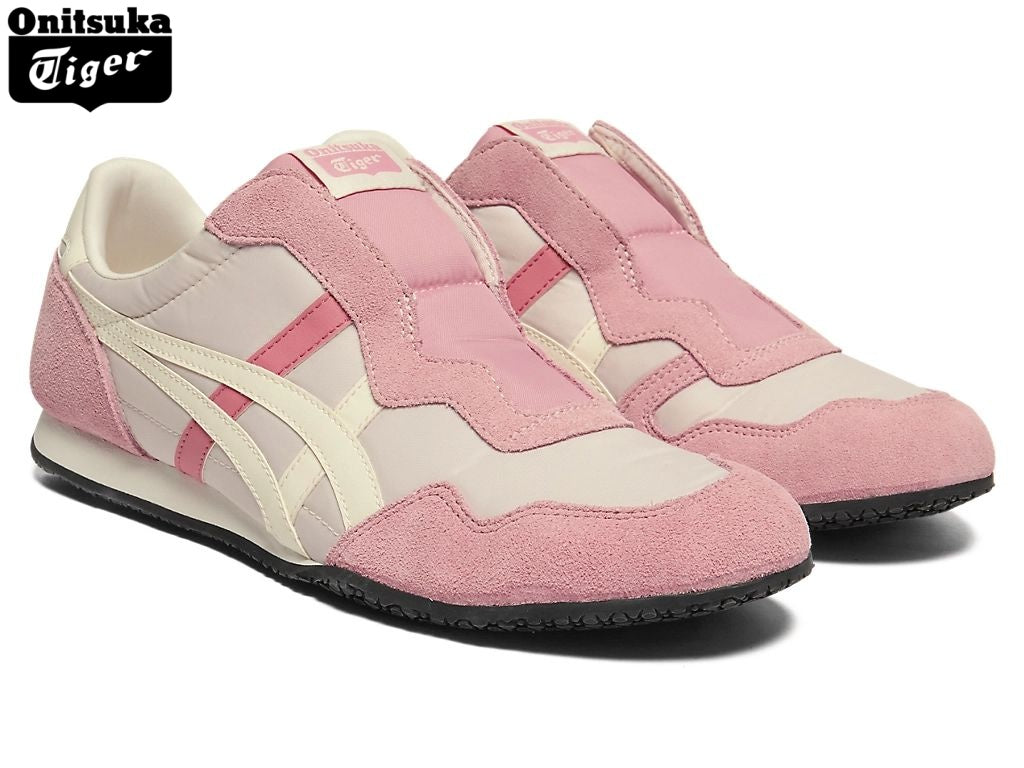 Onitsuka Tiger Serrano Slip-On Pink & Cream Unisex Sneakers