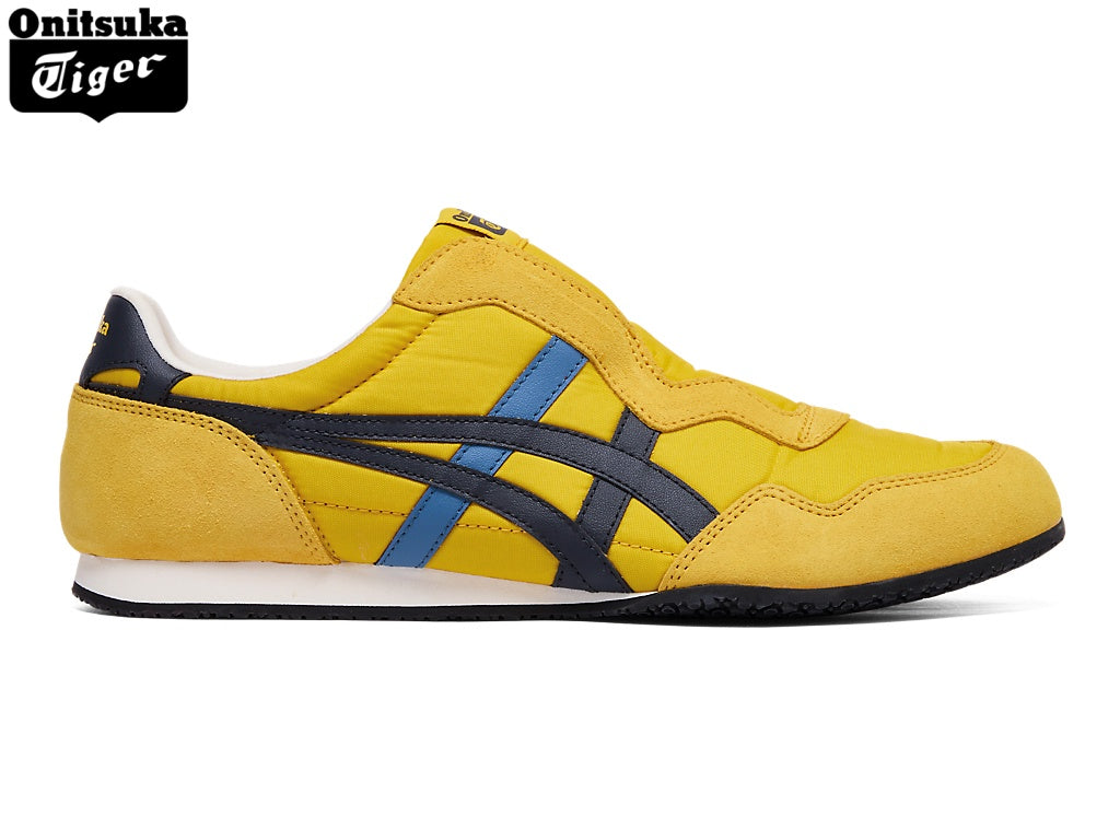 Onitsuka Tiger Serrano Slip-On Yellow & Navy Unisex Sneakers