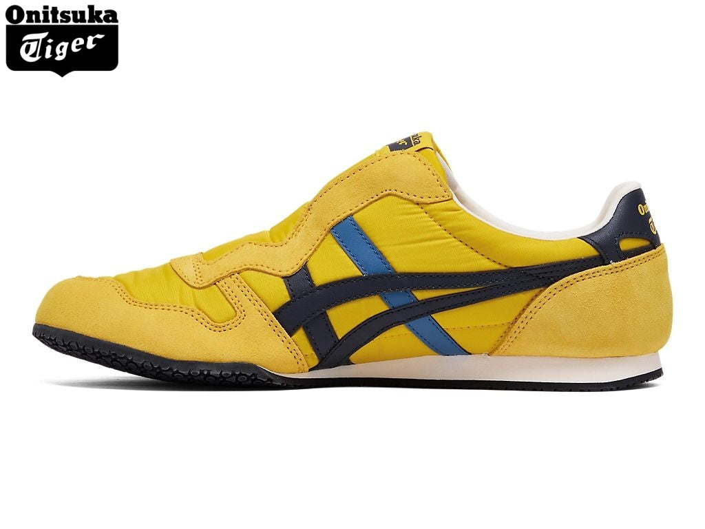 Onitsuka Tiger Serrano Slip-On Yellow & Navy Unisex Sneakers