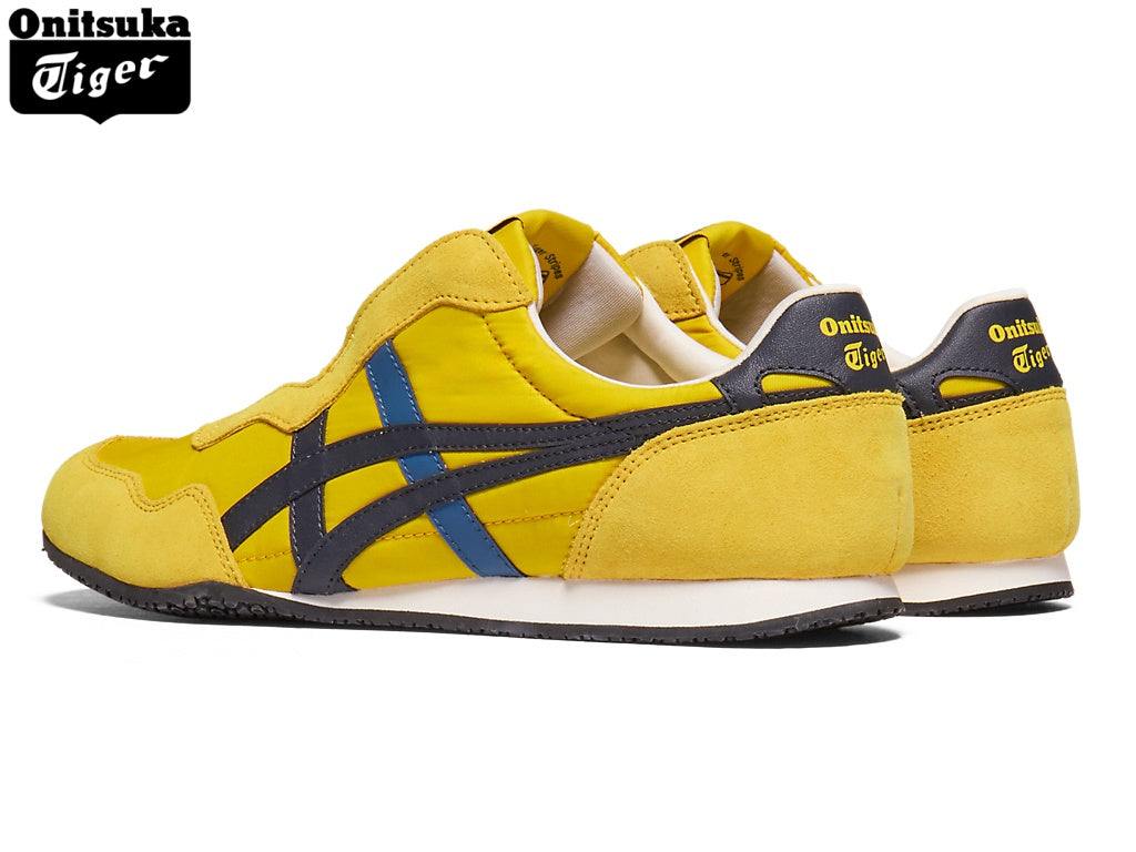 Onitsuka Tiger Serrano Slip-On Yellow & Navy Unisex Sneakers