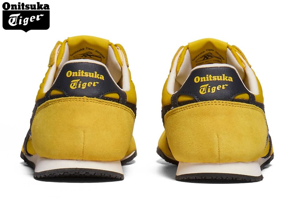Onitsuka Tiger Serrano Slip-On Yellow & Navy Unisex Sneakers