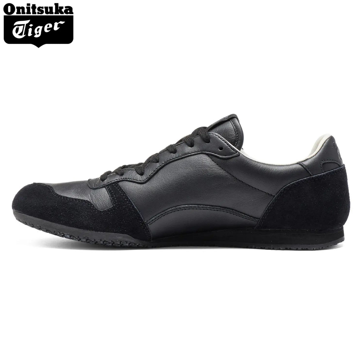 Onitsuka Tiger Serrano Black Leather Unisex Sneakers