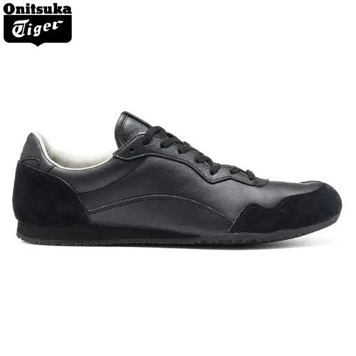Onitsuka Tiger Serrano Black Leather Unisex Sneakers