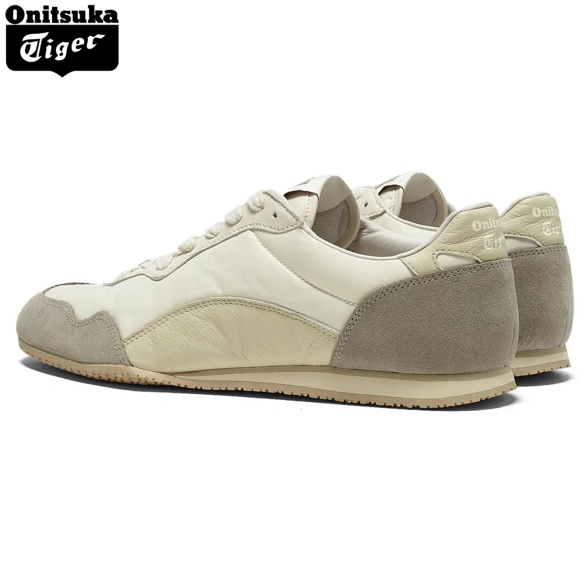 Onitsuka Tiger Serrano Cream & Beige Leather Unisex Sneakers
