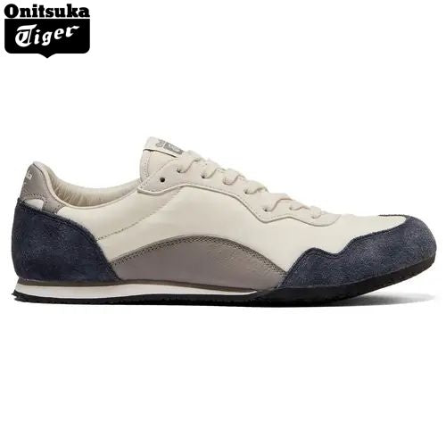 Onitsuka Tiger Serrano Cream & Navy Leather Unisex Sneakers
