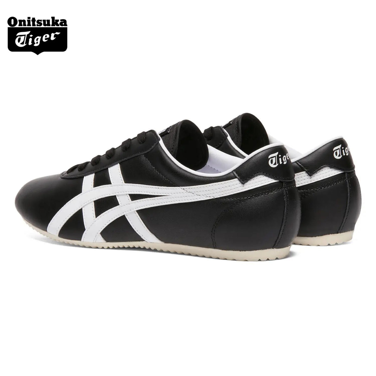 Onitsuka Tiger Mexico 66 Black/White Leather Sneakers