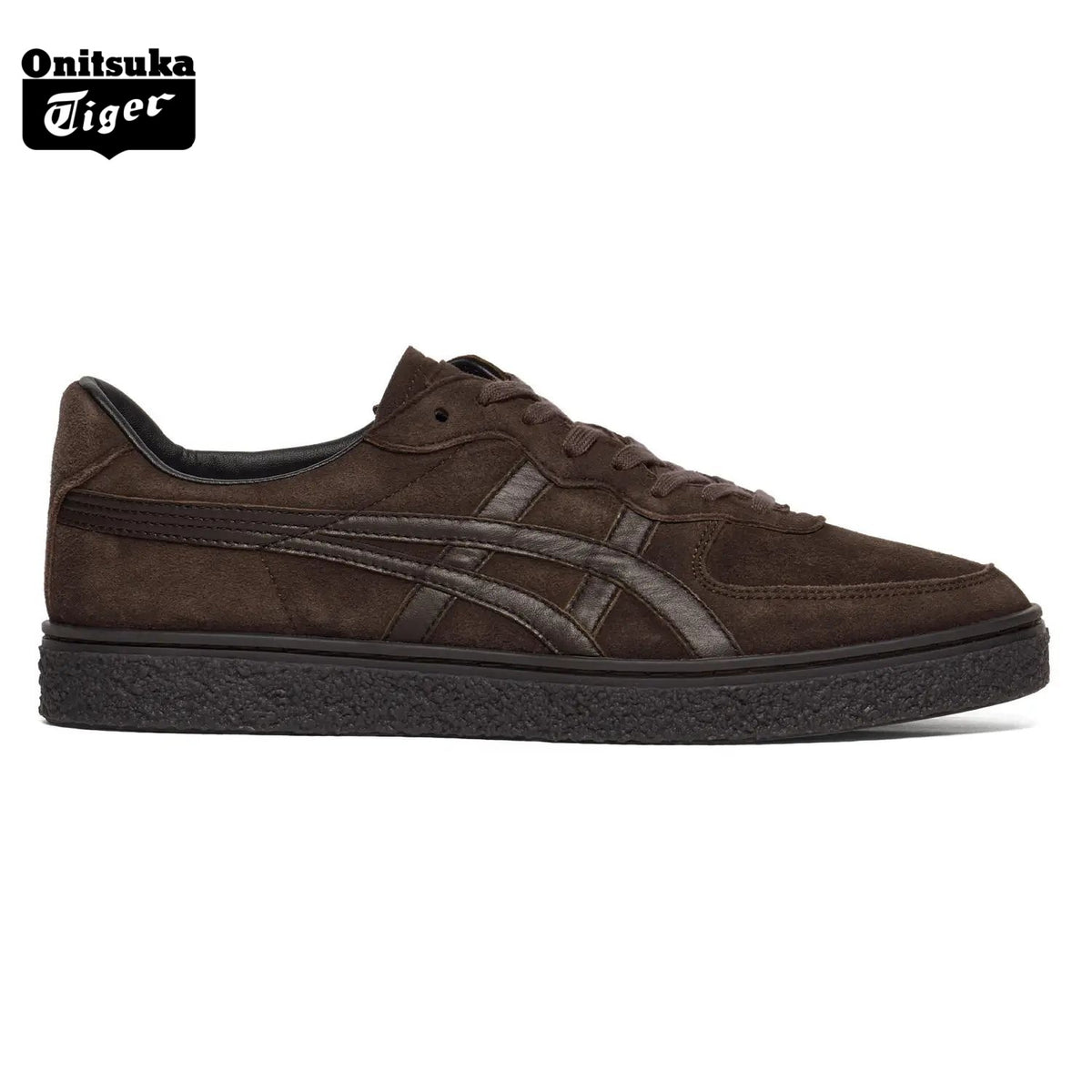 Onitsuka Tiger Tokuten Dark Brown Suede Sneakers