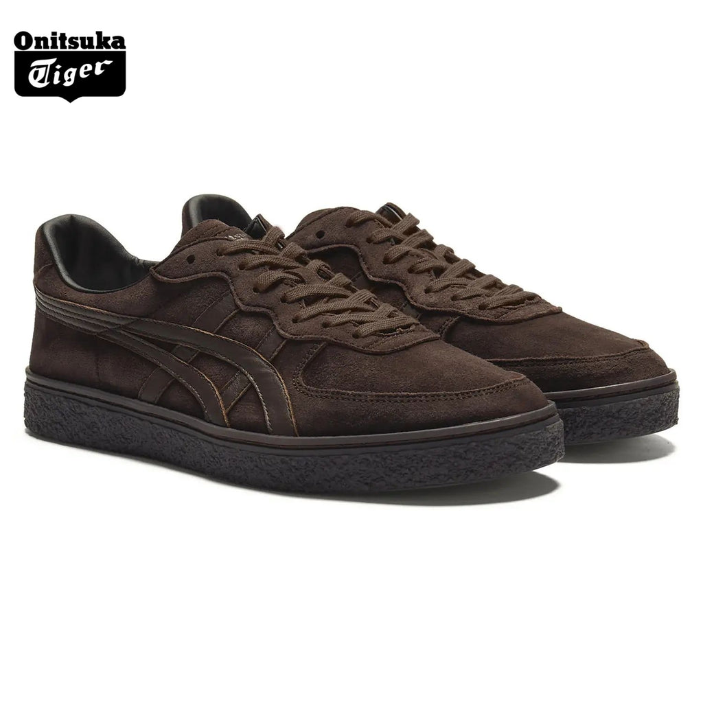 Onitsuka Tiger Tokuten Dark Brown Suede Sneakers