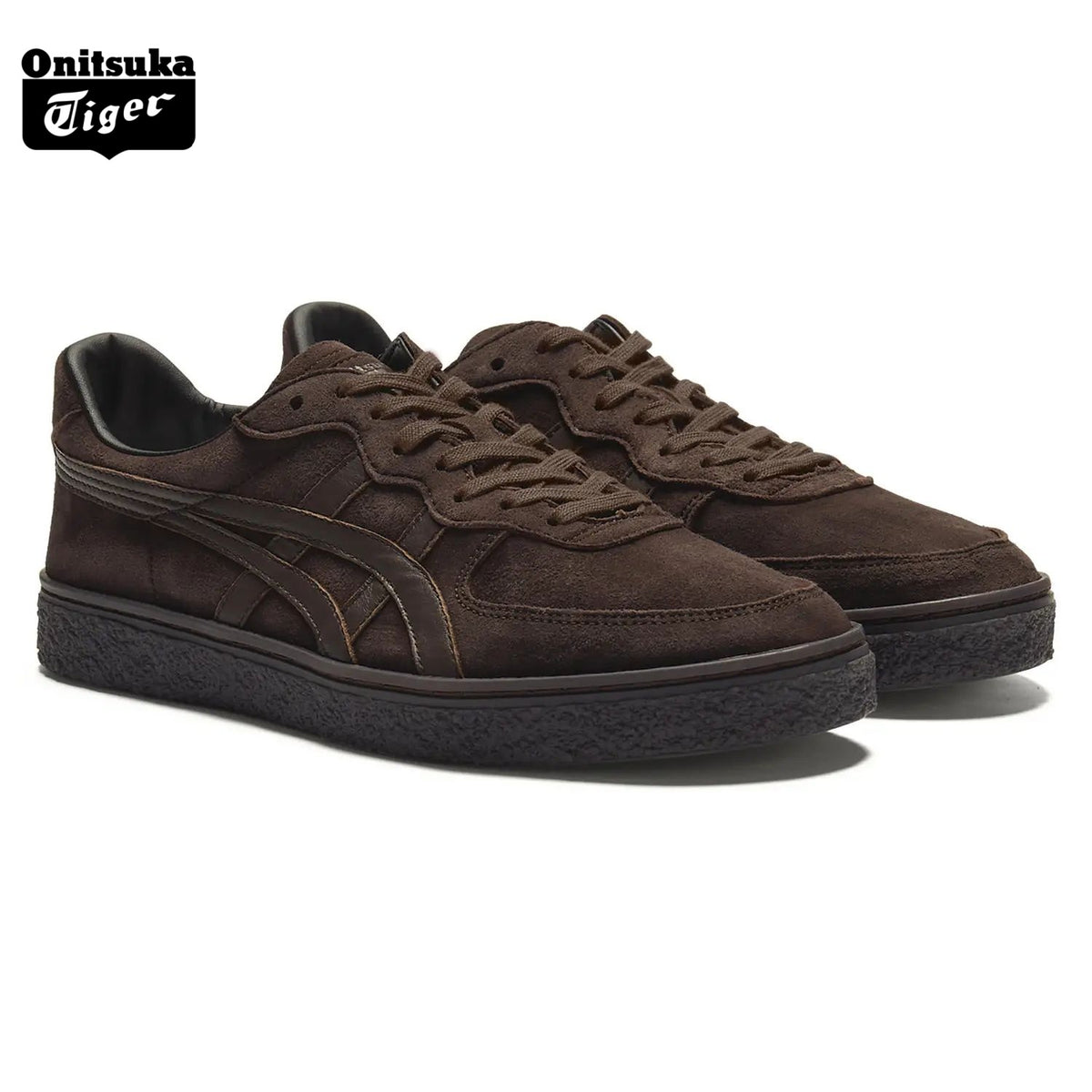 Onitsuka Tiger Tokuten Dark Brown Suede Sneakers
