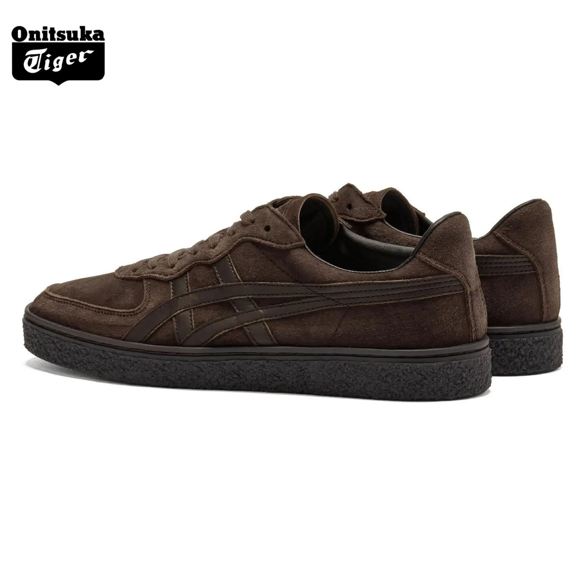 Onitsuka Tiger Tokuten Dark Brown Suede Sneakers