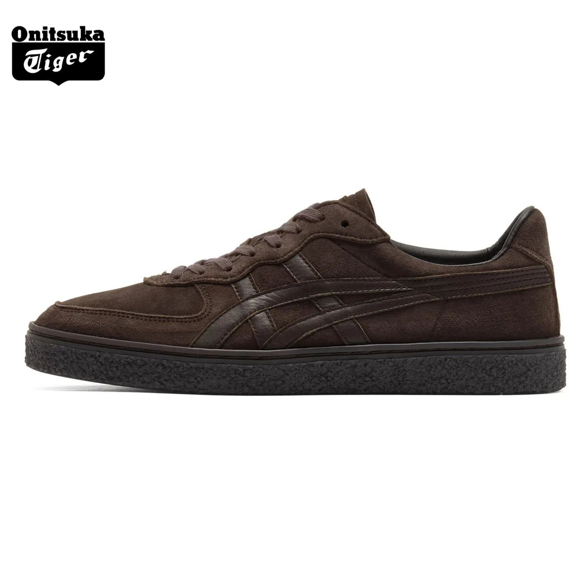 Onitsuka Tiger Tokuten Dark Brown Suede Sneakers