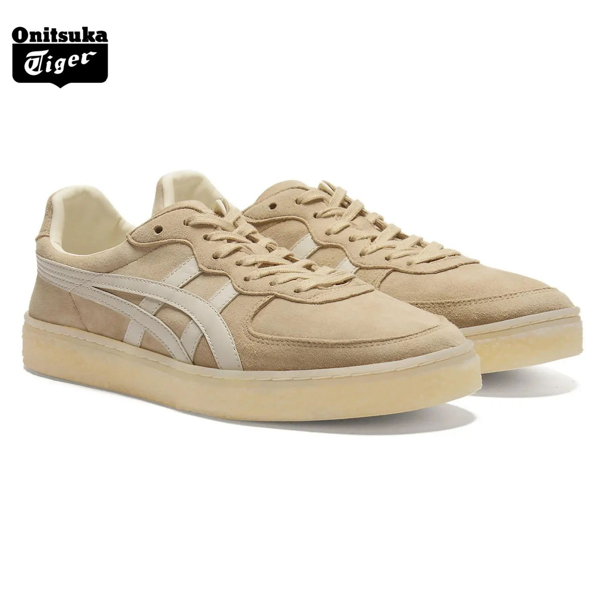 Onitsuka Tiger Tokuten Beige/Off White Suede Sneakers