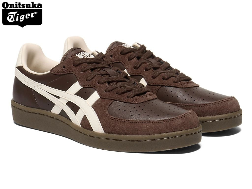 Onitsuka Tiger Brown/White Court Sneakers