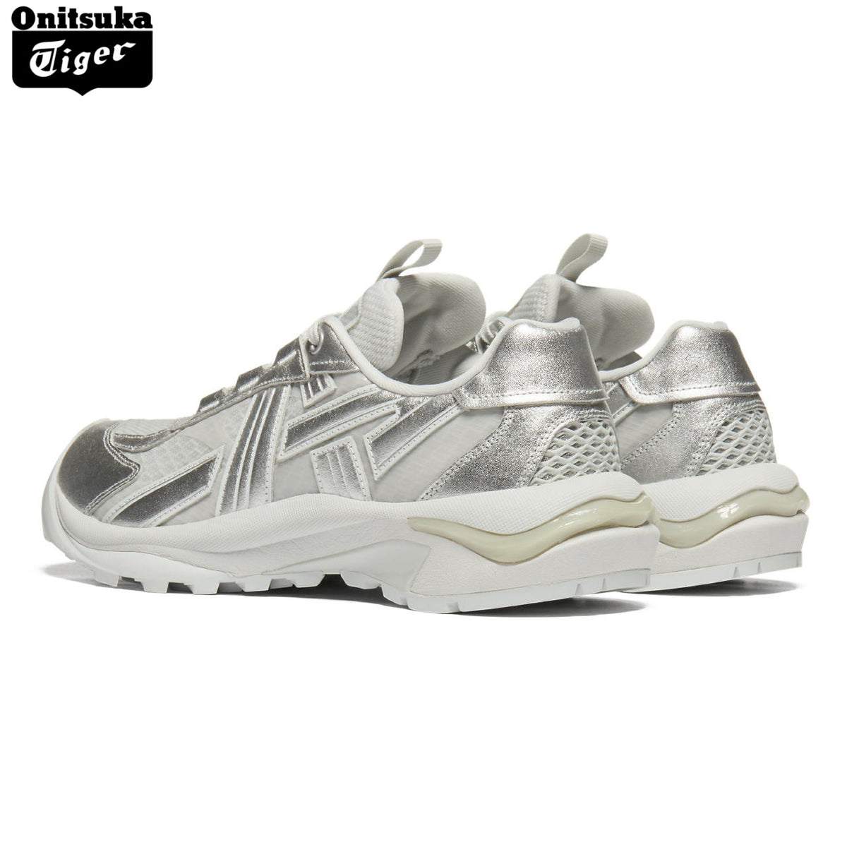 Onitsuka Tiger Silver & White Outdoor Sneakers