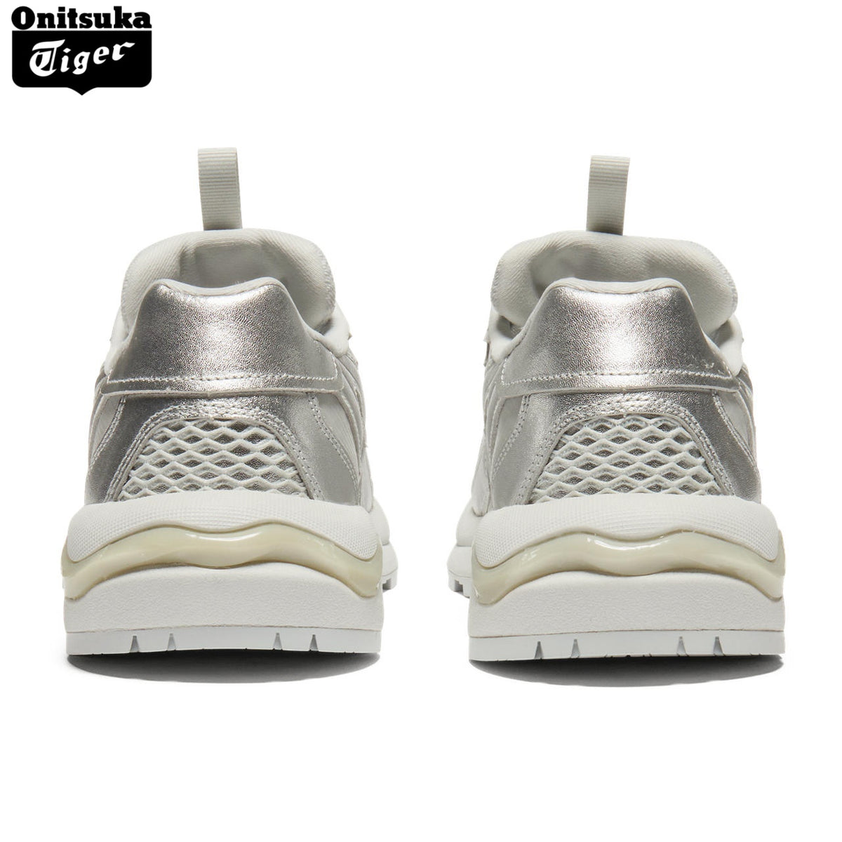 Onitsuka Tiger Silver & White Outdoor Sneakers