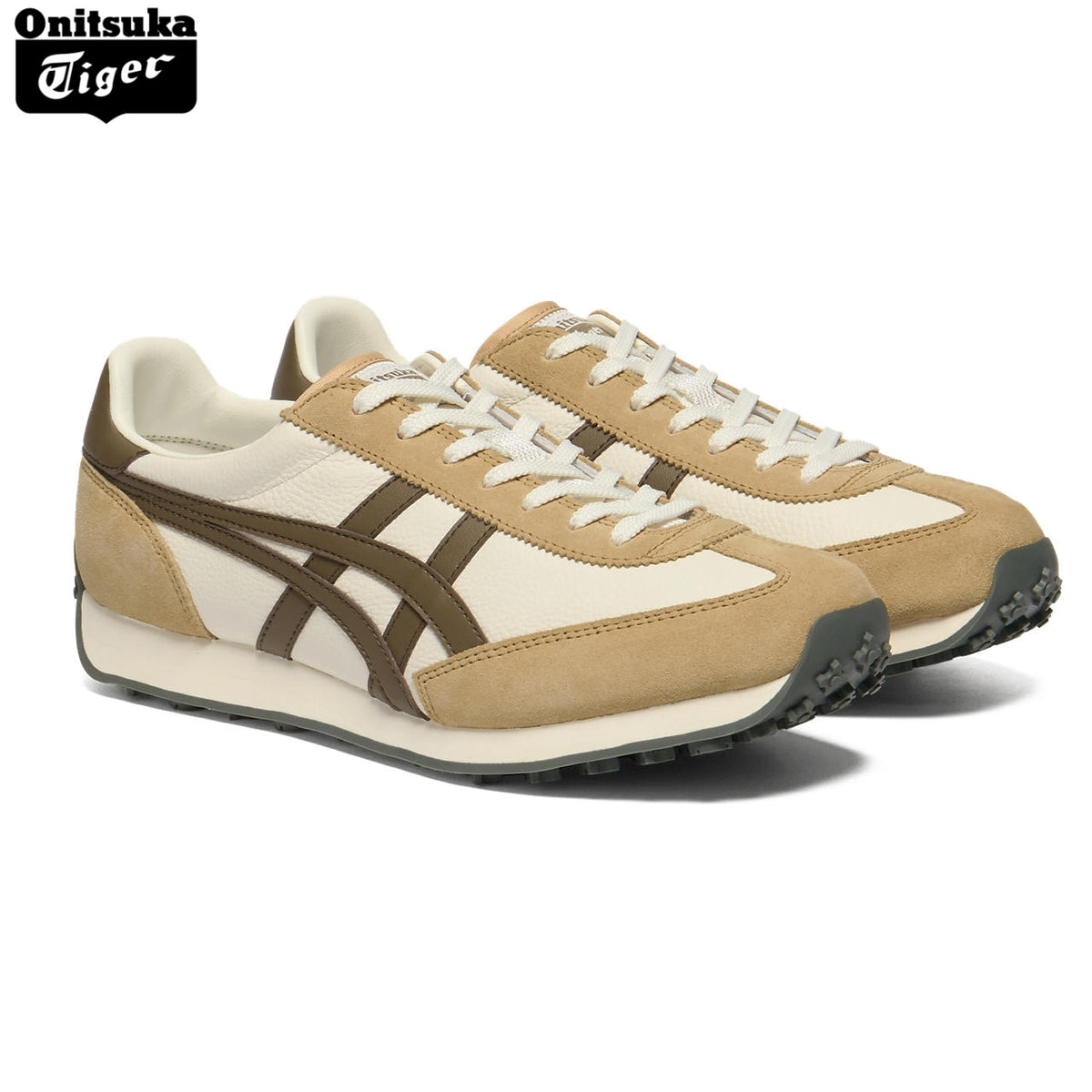 Onitsuka Tiger Cream, Tan & Brown Sneakers