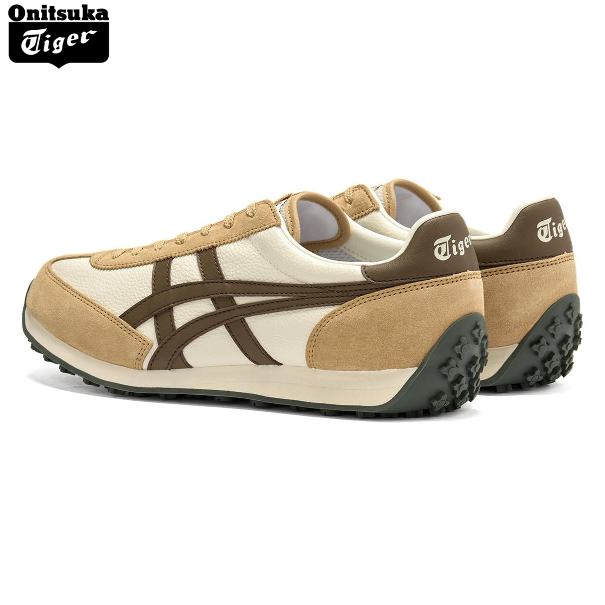 Onitsuka Tiger Cream, Tan & Brown Sneakers
