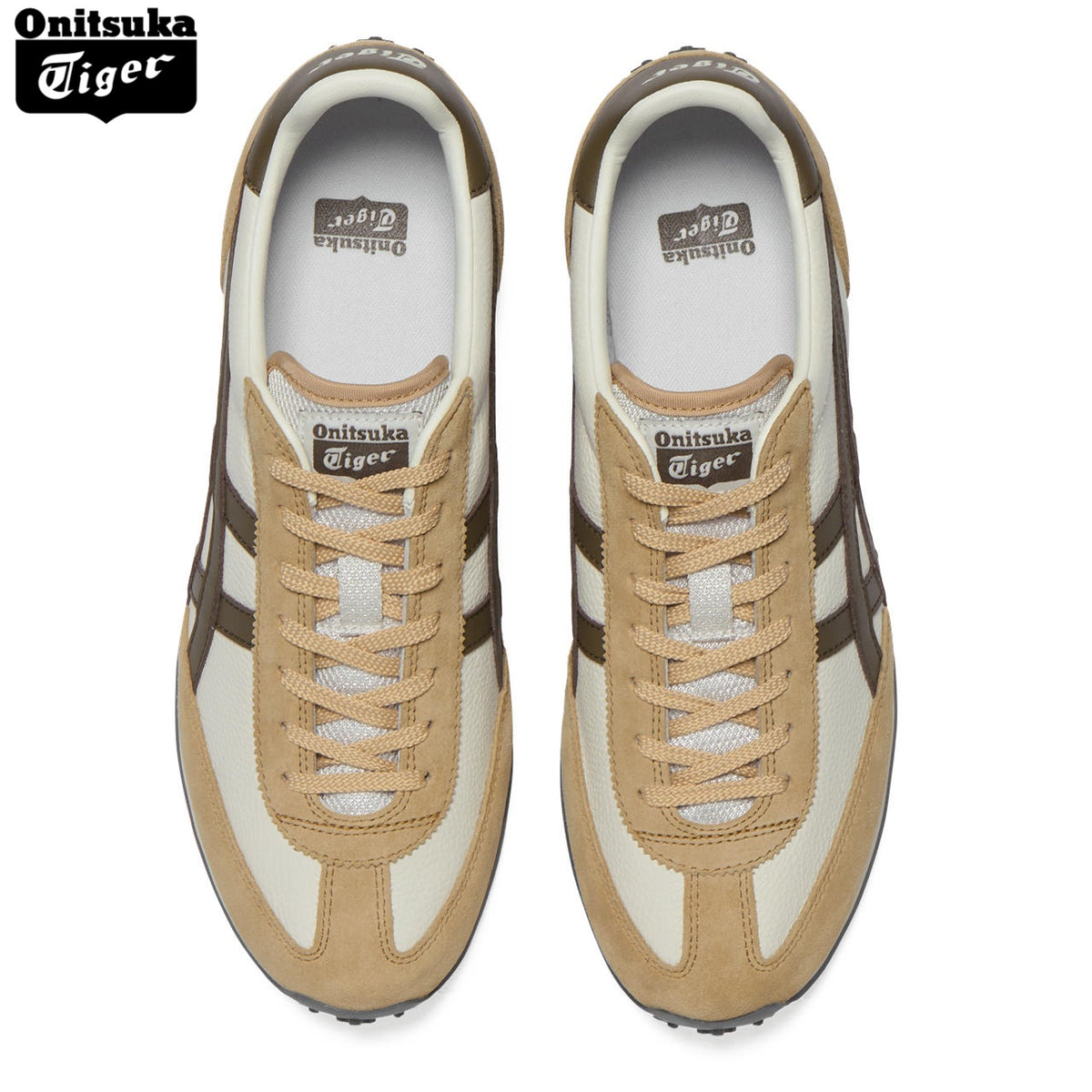 Onitsuka Tiger Cream, Tan & Brown Sneakers