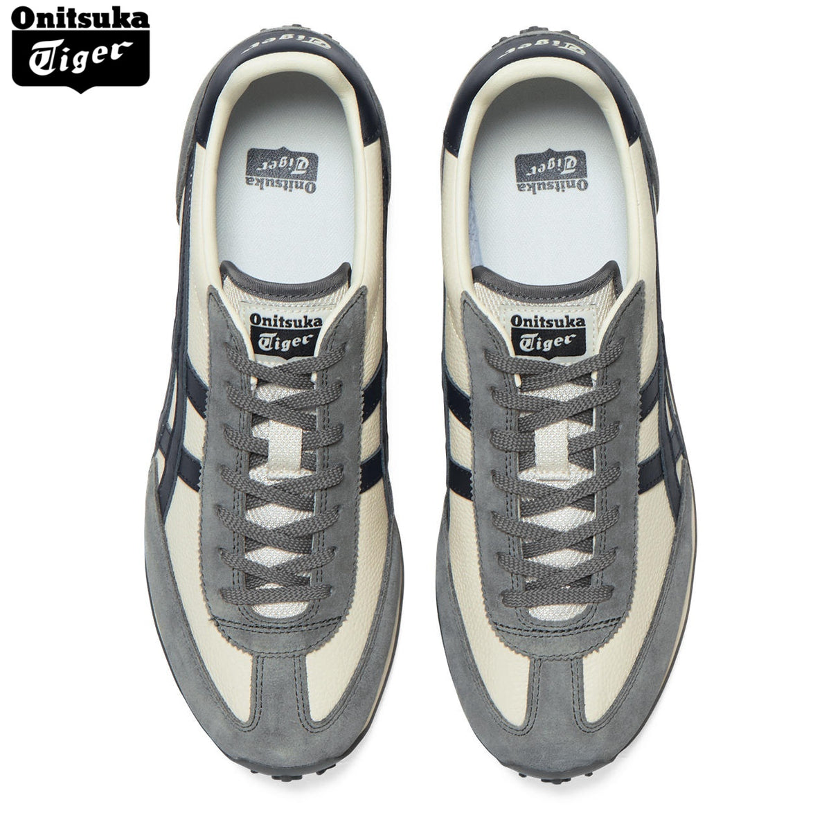Onitsuka Tiger EDR 78 Cream, Grey & Navy Sneakers