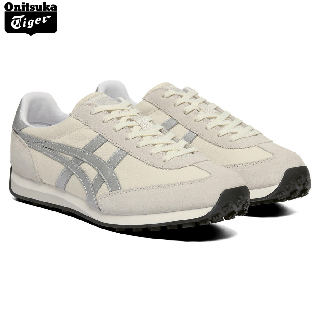 Onitsuka Tiger EDR 78 Off-White & Silver Sneakers