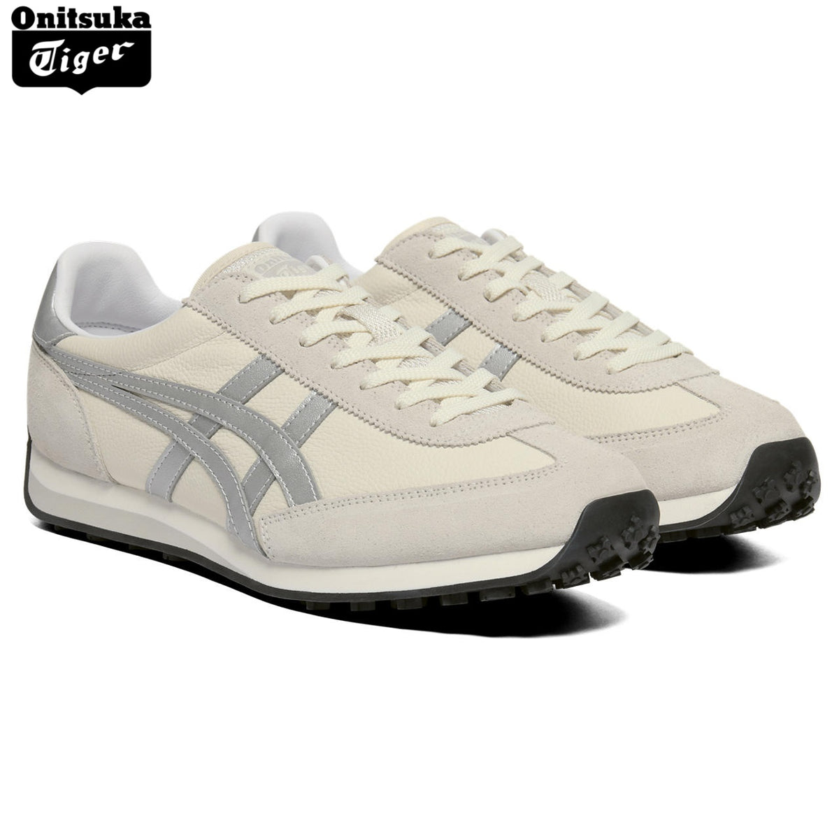 Onitsuka Tiger EDR 78 Off-White & Silver Sneakers