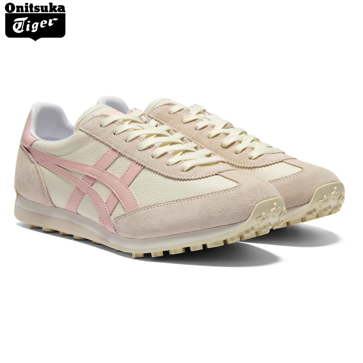 Onitsuka Tiger EDR 78 Cream & Pink Sneakers