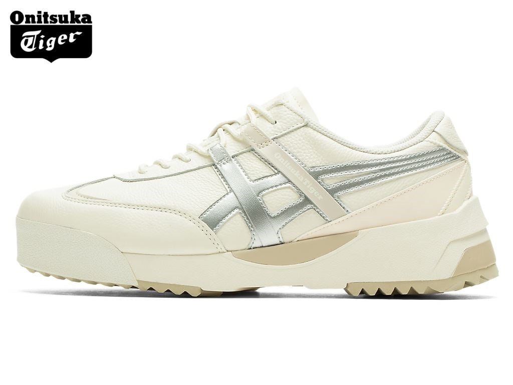 Onitsuka Tiger Delegation EX Cream & Pure Silver Sneakers