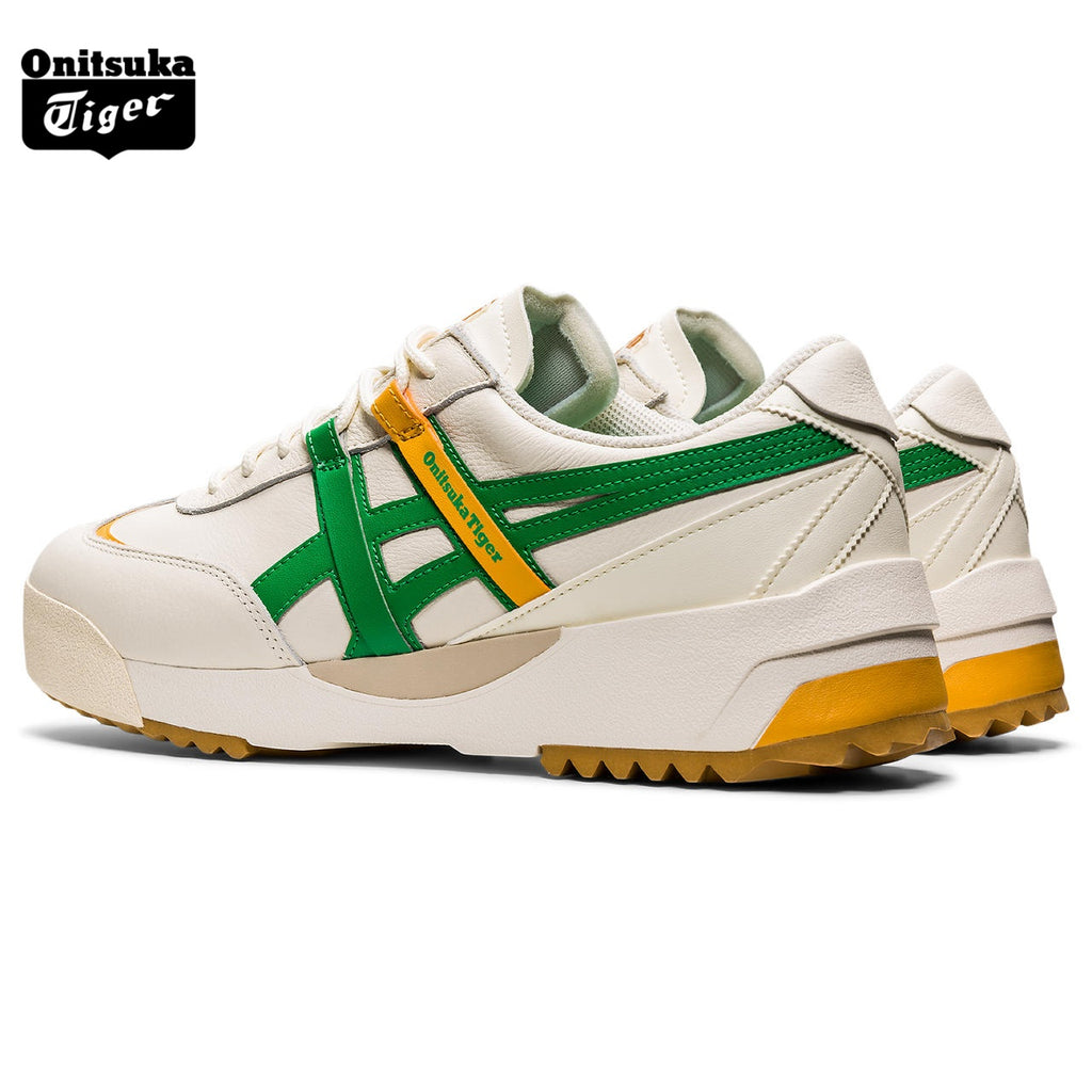 Onitsuka Tiger Delegation EX White, Green & Yellow Sneakers