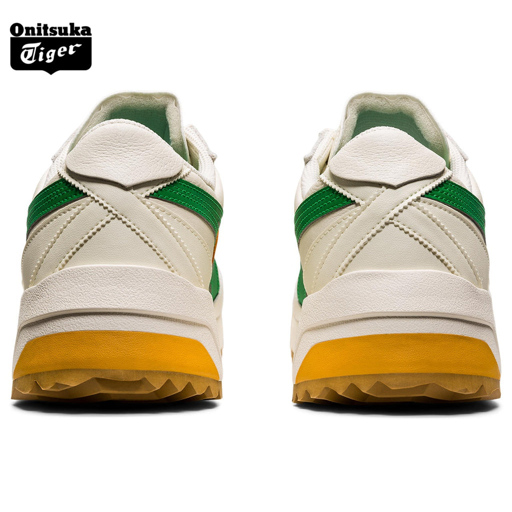 Onitsuka Tiger Delegation EX White, Green & Yellow Sneakers