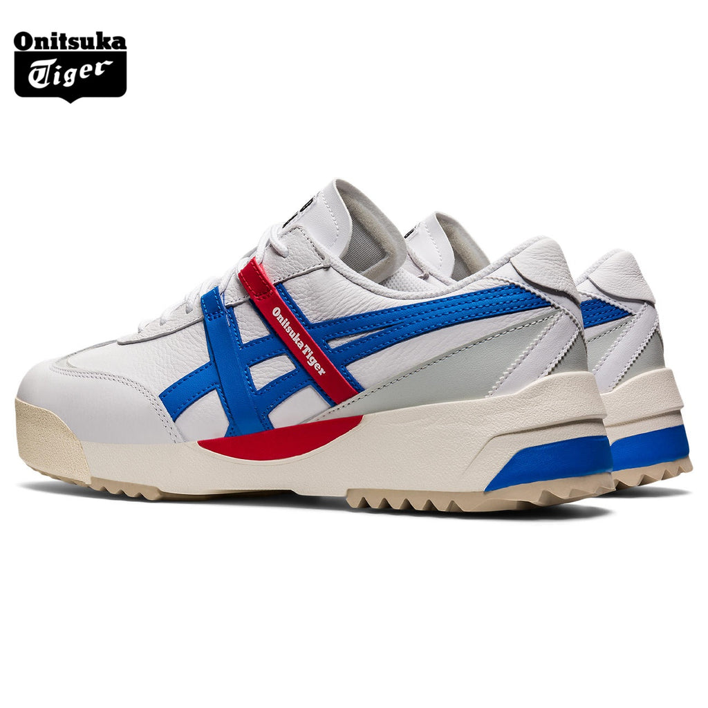 Onitsuka Tiger Delegation EX White, Blue & Red Sneakers