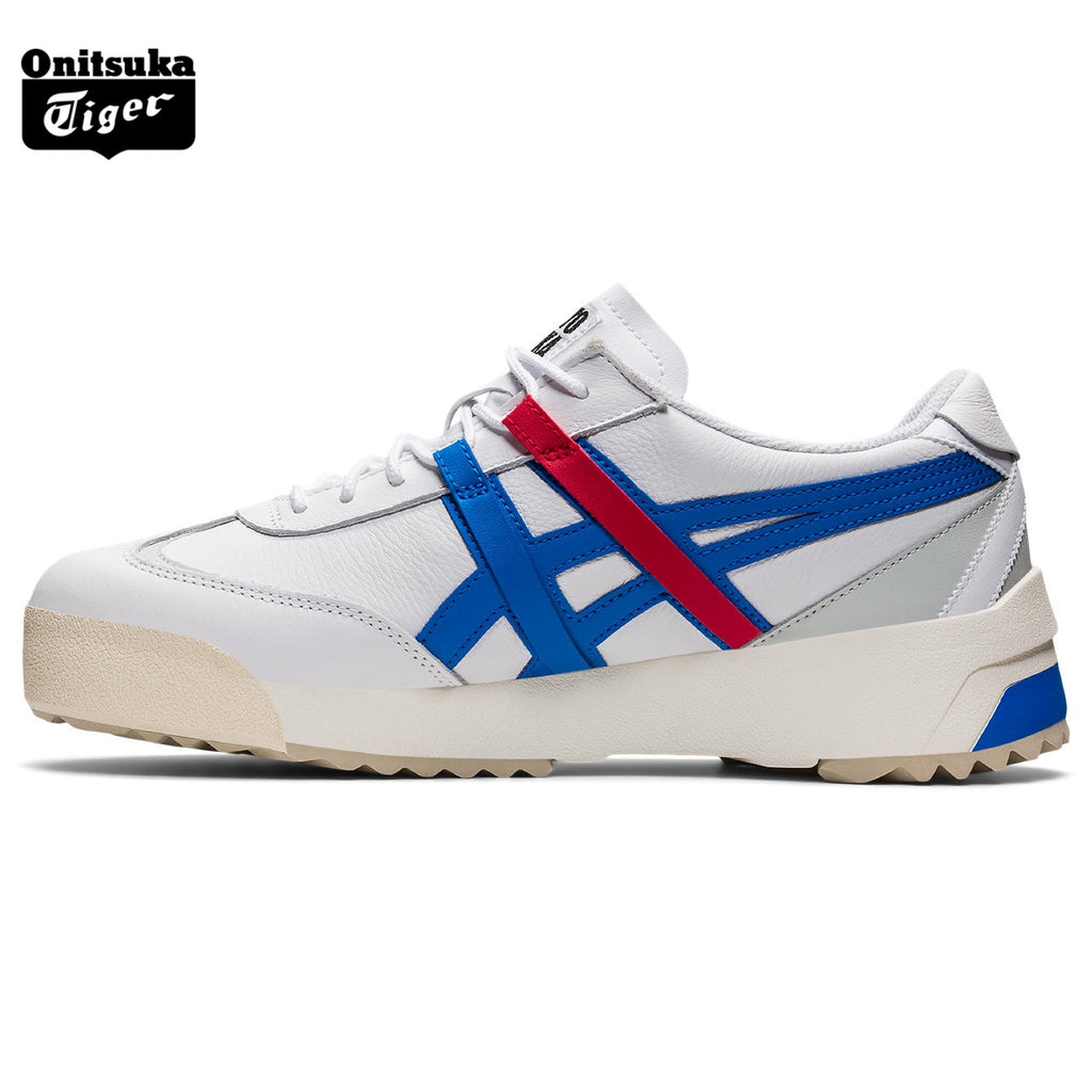Onitsuka Tiger Delegation EX White, Blue & Red Sneakers