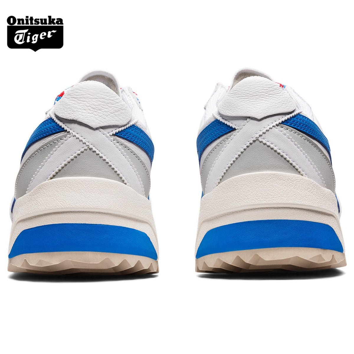 Onitsuka Tiger Delegation EX White, Blue & Red Sneakers