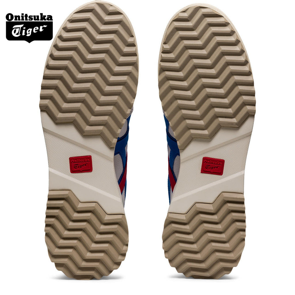 Onitsuka Tiger Delegation EX White, Blue & Red Sneakers