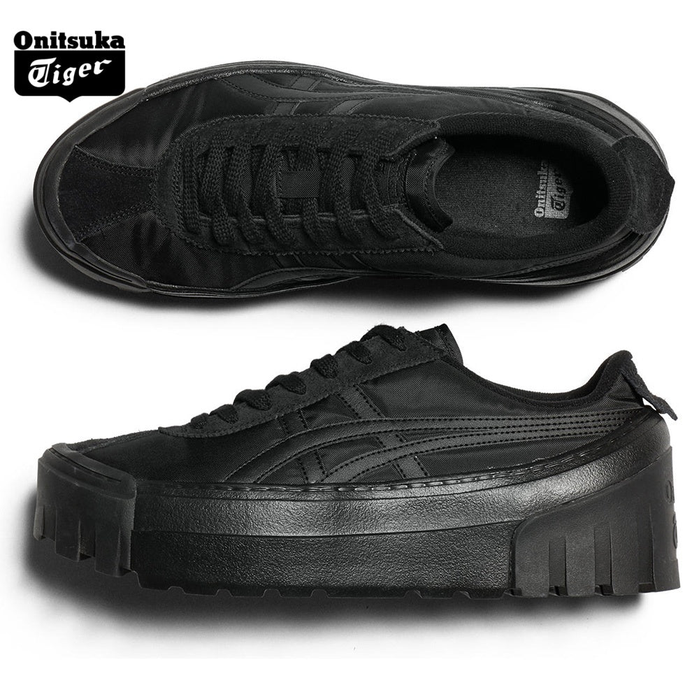 Onitsuka Tiger Waspark Full Black Thick-Sole Sneakers
