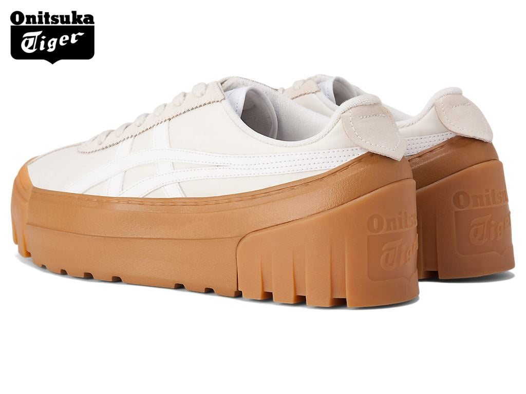 Onitsuka Tiger Platform White & Gum Thick-Sole Sneakers