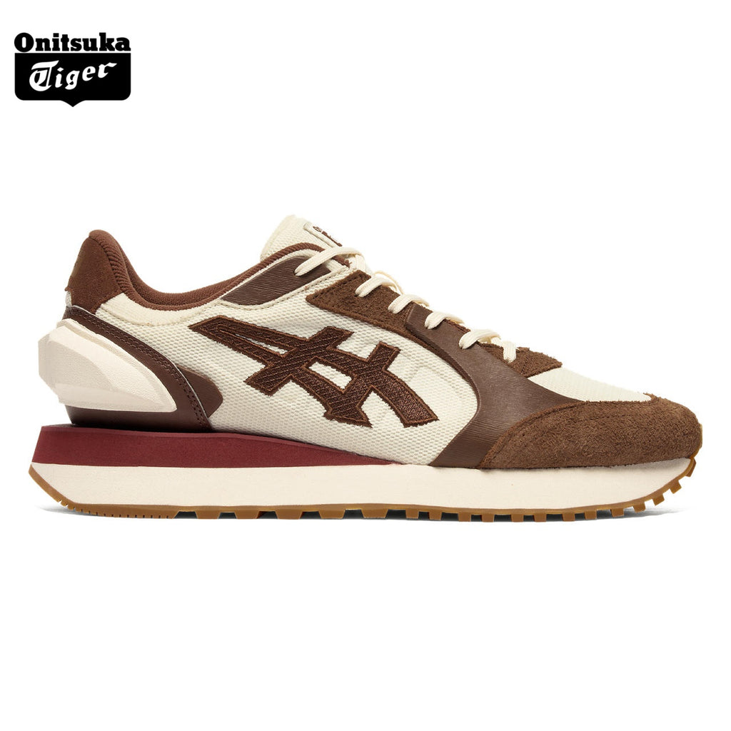 Onitsuka Tiger MOAGE CO Cream & Reddish Brown Sneakers