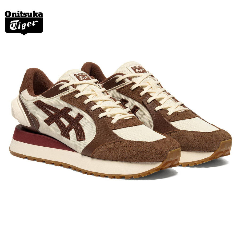 Onitsuka Tiger MOAGE CO Cream & Reddish Brown Sneakers