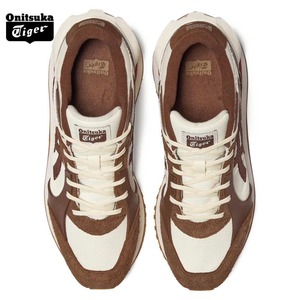 Onitsuka Tiger MOAGE CO Cream & Reddish Brown Sneakers