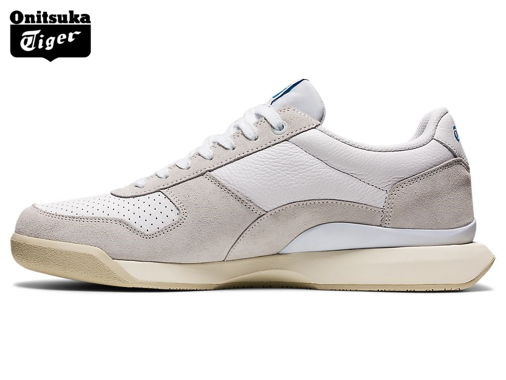 Onitsuka Tiger Ultimate 81 White, Blue & Red Sneakers